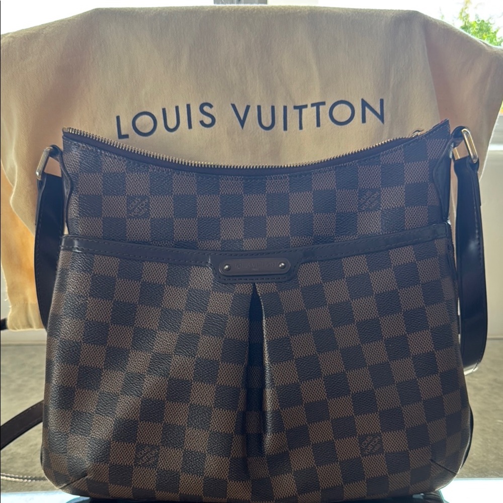 Louis Vuitton Brown and Red Crossbody Bag